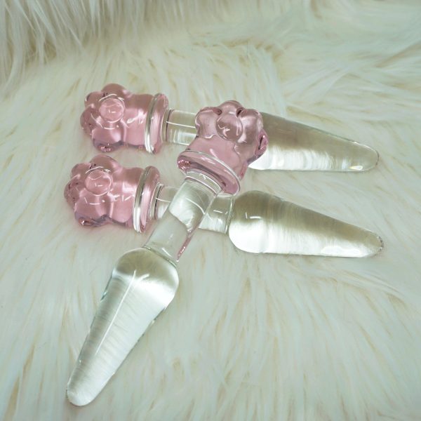 Kitten Paw Print Glass Plug Zu verkaufen – Bild 2