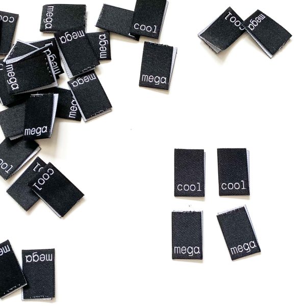 Weblabel  cool, mega  - schwarz Zu verkaufen